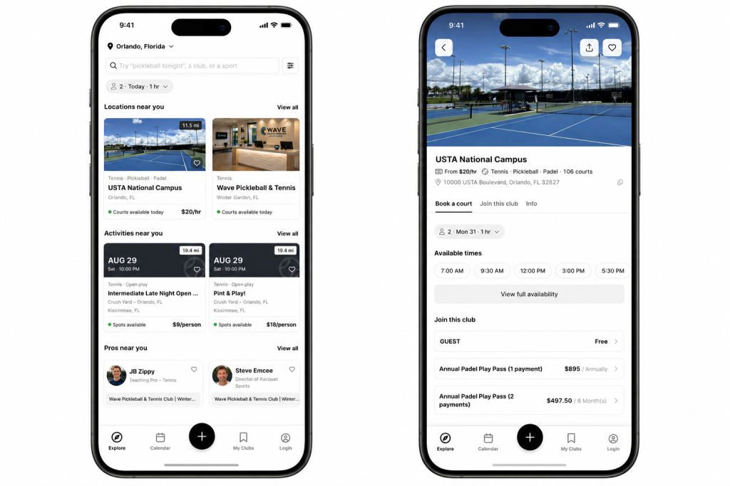 CourtReserve Network Mobile